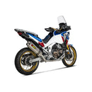 Akrapovic Racing Line Exhaust System for Honda 20-24 CRF1100L Africa Twin Adventure Sports (2-into-1 header with full titanium muffler) (Race only) (S-H11R2-WT/2)  - Customhoj