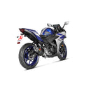 Akrapovic Racing Line Exhaust System for Yamaha 16-19 MT-03 (2-into-1 header with full carbon muffler) (Race only) (S-Y3R1-APC)  - Customhoj