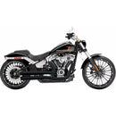 Bassani Pro Street Turn Out Exhaust System for Harley 18-24 Softail Fat Boy / Breakout / FXDR/S / Black  - Customhoj