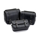 Daytona Universal Motorcycle Saddlebag Black  - Customhoj