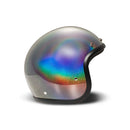 DMD Retro Metallic Open Motorcycle Helmet Rainbow / XS (54cm)  - Customhoj