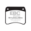 EBC Double-H Sintered Front Brake Pads for Triumph T140 Bonneville 73-83