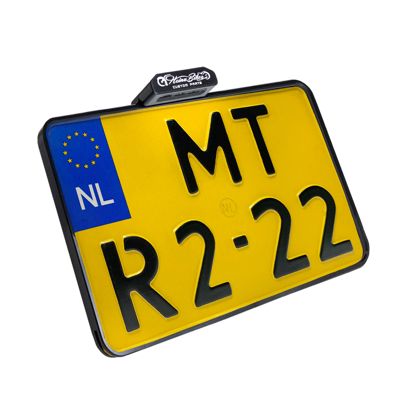 Heinz Bikes Universal Slip-In Motorcycle Licence Plate Frame Netherlands (210mm wide x 143mm high)