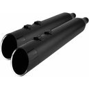 Khrome Werks 4.5" HP-Plus Slip-On Mufflers for Harley 17-25 Touring / Black / Black Edge  - Customhoj