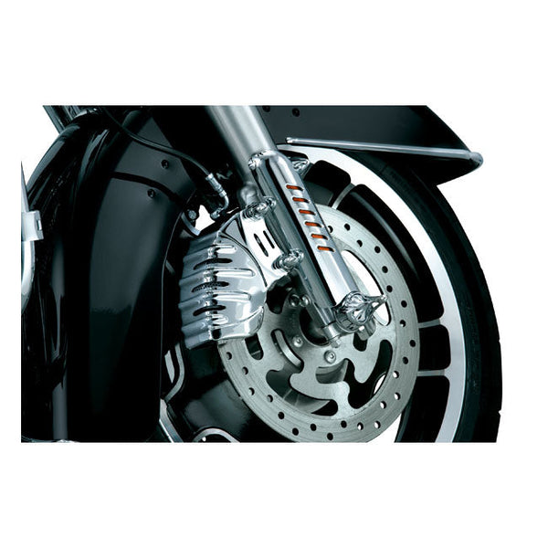 Kuryakyn Chrome Front Brake Caliper Covers Harley Touring 08-21 (with Brembo calipers)