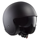 LS2 Spitfire II Open Motorcycle Helmet Matte Black / XS (53-54cm)  - Customhoj