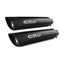 Miller Cruise Euro 2/3 Exhaust System for Suzuki 01-04 LC 800 Volusia / VL 800 Intruder / Matte Black / Slash Cut Matte Black  - Customhoj