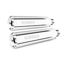 Miller Silverado Euro 2/3/4 Slip-On Mufflers for Harley 2017 XL Sportster / Polished / Straight Polished  - Customhoj