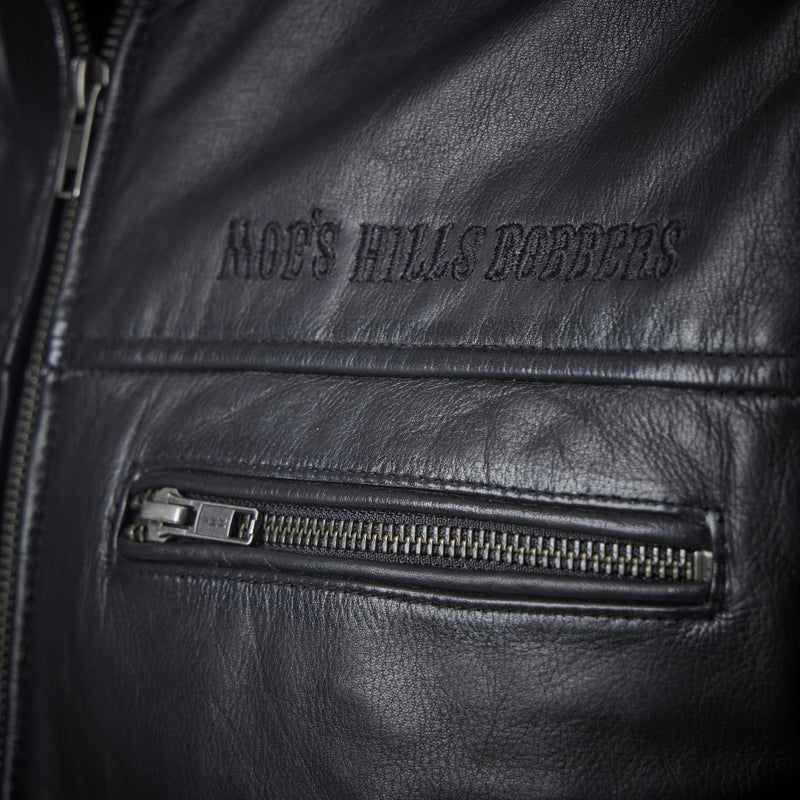 Moe's Hills Bobbers Leather Jacket Black