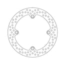 Moto-Master Brake Disc Honda XL 1000 Varadero 99-02 Moto-Master Halo Rear Brake Disc for Honda Customhoj