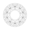 Moto-Master Brake Disc Yamaha YZF R1 1000 09-14 Moto-Master Halo Front Right Brake Disc for Yamaha Customhoj