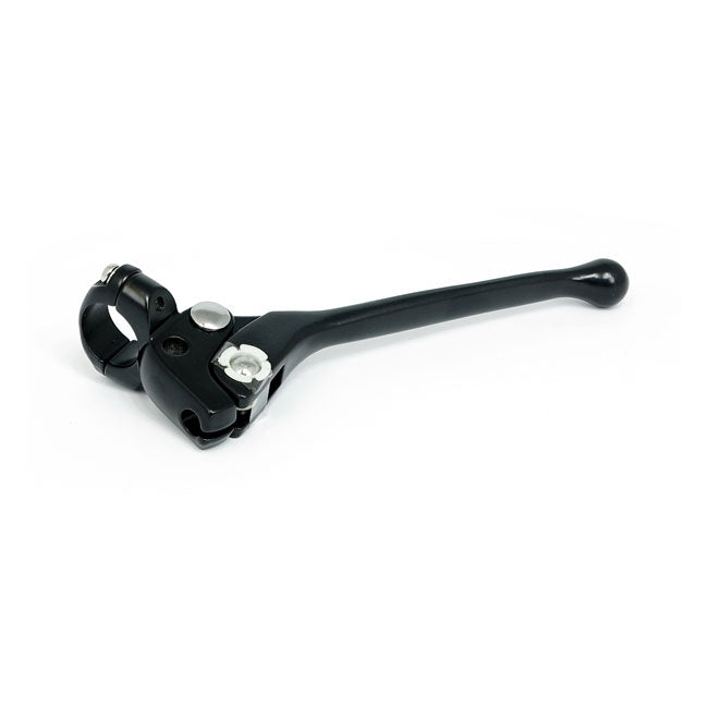 OEM Style Complete Mechanical Clutch / Brake Lever for Harley 3/8" (replaces OEM 38604-71) / Black