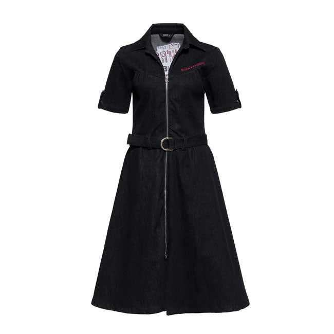 Queen Kerosin Rock N Roll Rebel Queens Retro Denim Dress Queen Kerosin Rock N Roll Rebel Queens Retro Denim Dress
