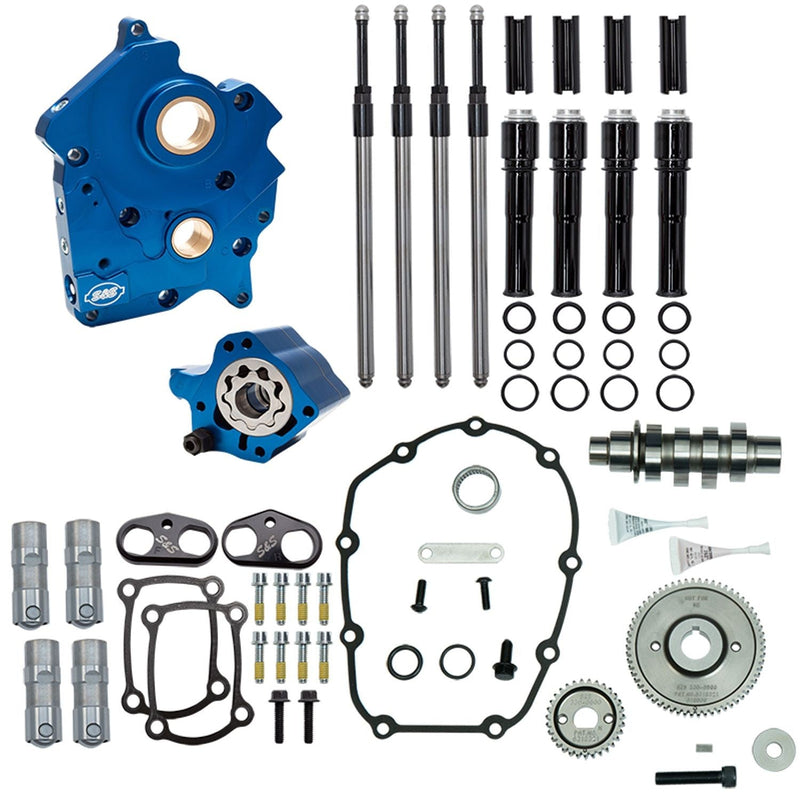S&S Cam Chest Kit for Harley Milwaukee Eight 17-23 M8 Oil Cooled / 465G Gear Drive Cam / Black