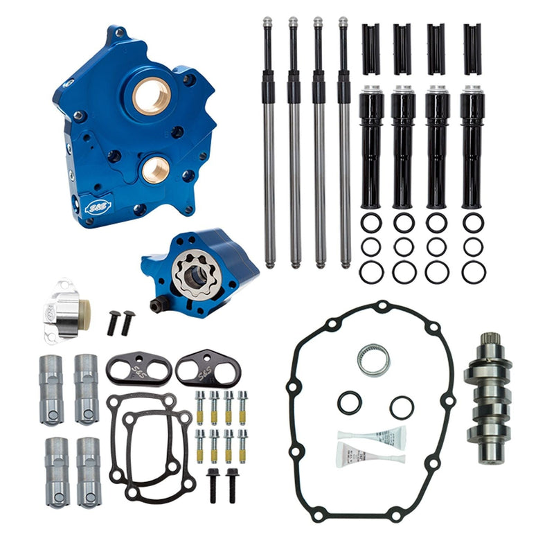 S&S Cam Chest Kit for Harley Milwaukee Eight 17-23 M8 Twin Cooled / 465C Chain Drive Cam / Black