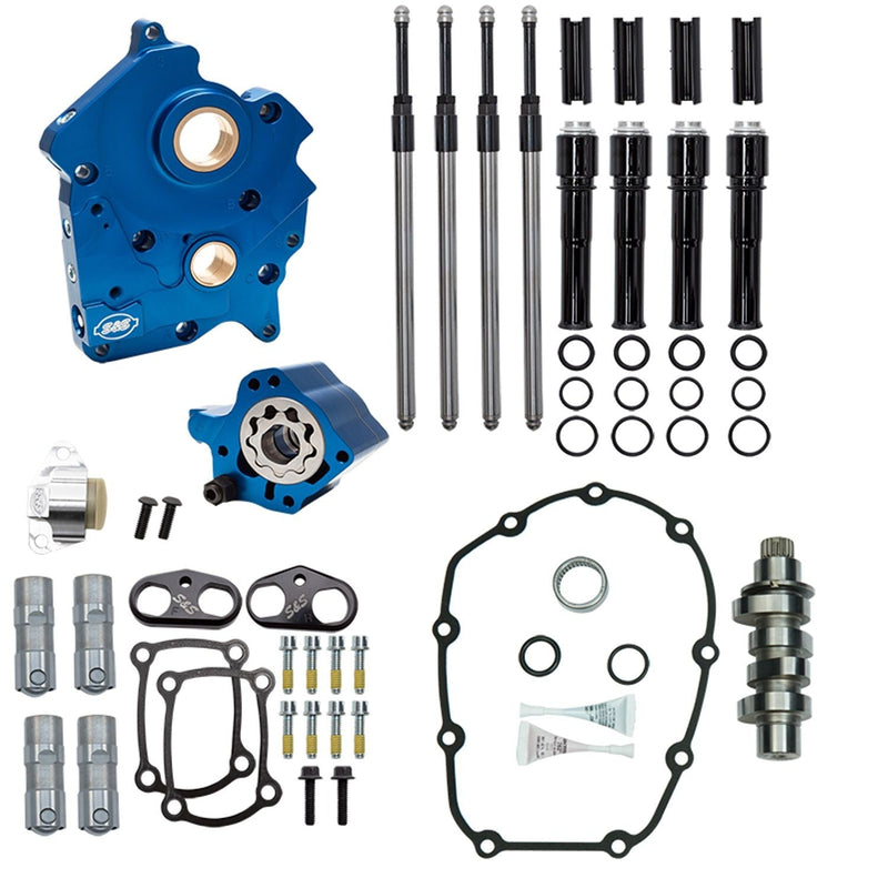 S&S Cam Chest Kit for Harley Milwaukee Eight 17-23 M8 Twin Cooled / 475C Chain Drive Cam / Black