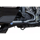 S&S Qualifier Stainless Steel 2-into-1 Exhaust System for Indian 22-24 Challenger / Black  - Customhoj