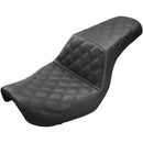 Saddlemen Step-Up Lattice Stitch for Harley 04-05 Dyna (excl. Wide Glide) / Black  - Customhoj
