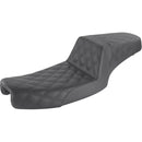 Saddlemen Step-Up Lattice Stitch for Harley 91-95 Dyna (excl. Wide Glide) / Black  - Customhoj