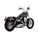 Vance & Hines Big Radius Exhaust for Harley 06-17 Dyna (excl. FLD) / Chrome  - Customhoj