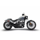 Zard 2-into-1 Euro 4/5 E5 Exhaust System for Harley 18-24 Softail Fat Boy / Breakout / Black  - Customhoj