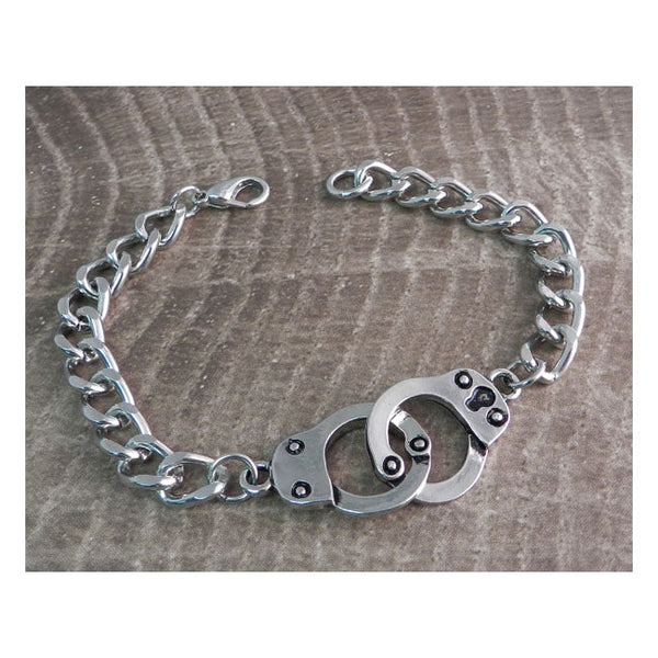 Amigaz Bracelet Amigaz Handcuff Curb Chain Bracelet Customhoj