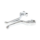 MCS Broms- & Kopplingsgrepp kit Krom / 04-13 XL; 08-12 XR1200(NU) STD Broms och kopplingshandtag HD Svart / Krom Customhoj