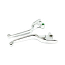 MCS Broms- & Kopplingsgrepp kit Krom / Vajerkoppling - 15-17 Softail (excl. FLSS, FLSTFBS with hydr. clutch) (NU) STD Broms och kopplingshandtag HD Svart / Krom Customhoj