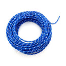 mcs EL-Kabel tyg Blå/Vit El-Kabel Tyg 1.8mm² Flera Färger Metervara Customhoj