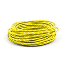 mcs EL-Kabel tyg Gul/Vit El-Kabel Tyg 1.8mm² Flera Färger Metervara Customhoj