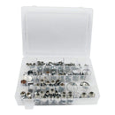 MCS Täckkåpskit HD SmoothTopps Täckkåpor Komplett Set Hel MC HD Touring 84-16 Svart / Krom Customhoj