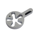 MCS Tillbehör Gashandtag Lever Throttle Screw Svart / Krom Customhoj