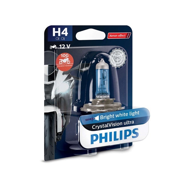 PHILIPS H4 Philips CrystalVision Ultra Moto H4 Customhoj