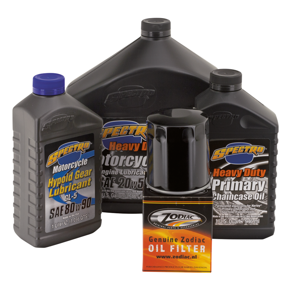 Spectro Synthetic Service Kit Oils & Filter for Harley