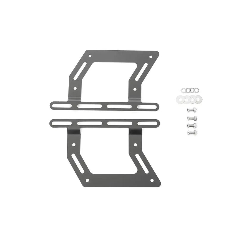 Highway Hawk Universal Motorcycle Saddlebag Support Kit Black
