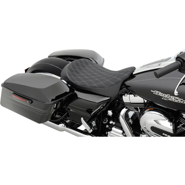 Drag Specialties EZ-ON Low Profile Solo Seat for Harley