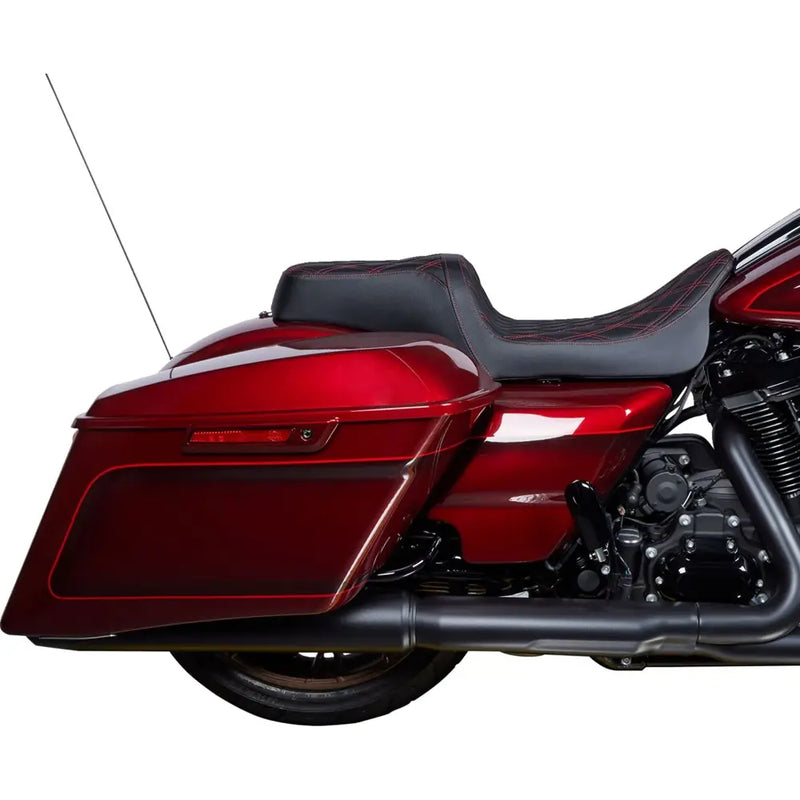 Drag Specialties Performance Predator 1-Up Seat for Harley