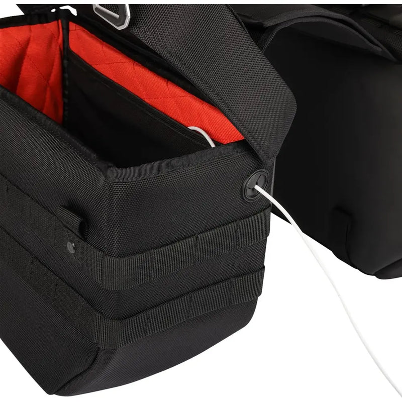 Thrashin Supply Expedition 21L Throw-Over Motorcycle Saddlebag Set