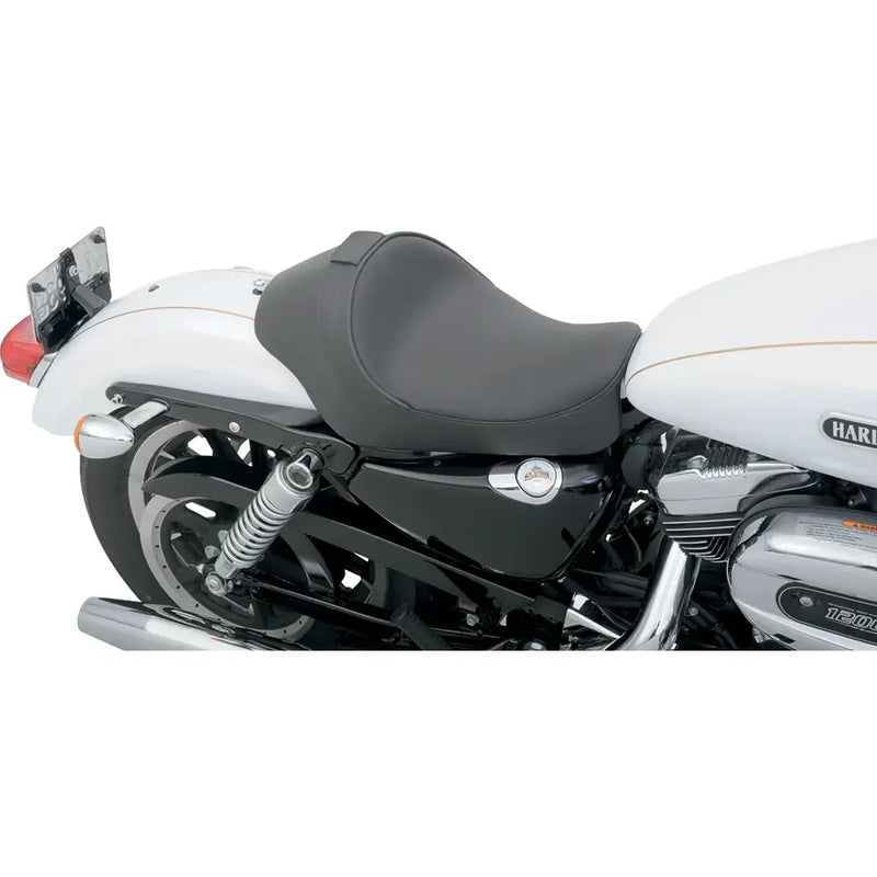 Drag Specialties Backrest Receptible Solo Seat for Harley