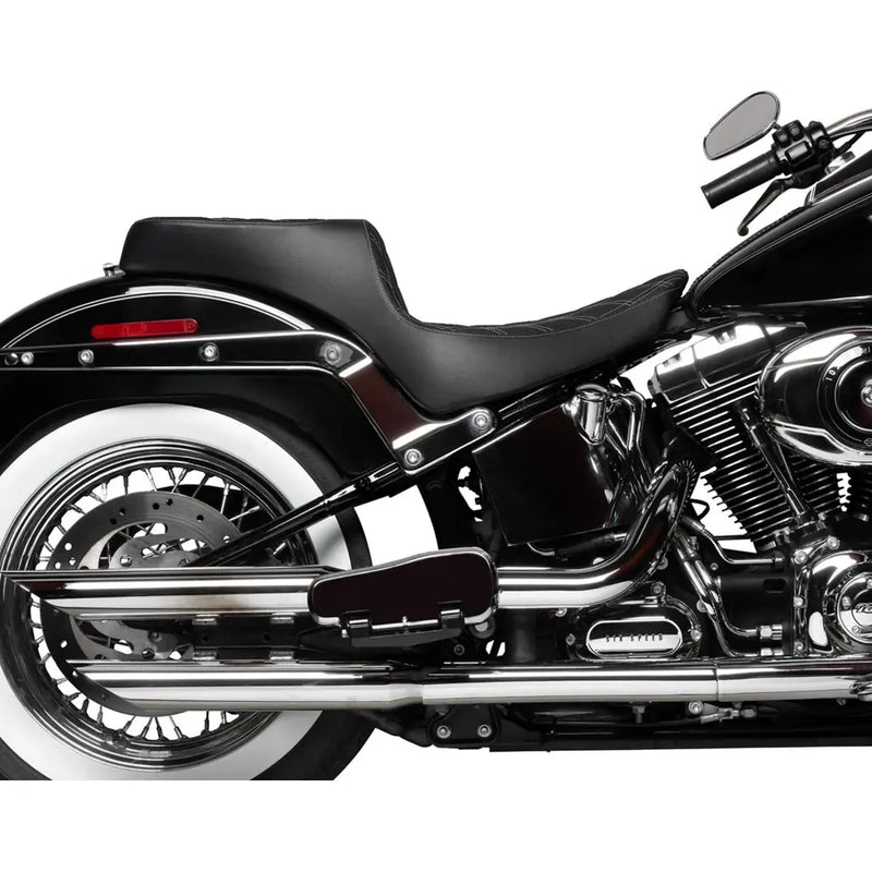 Drag Specialties Performance Predator 2-Up Seat for Harley