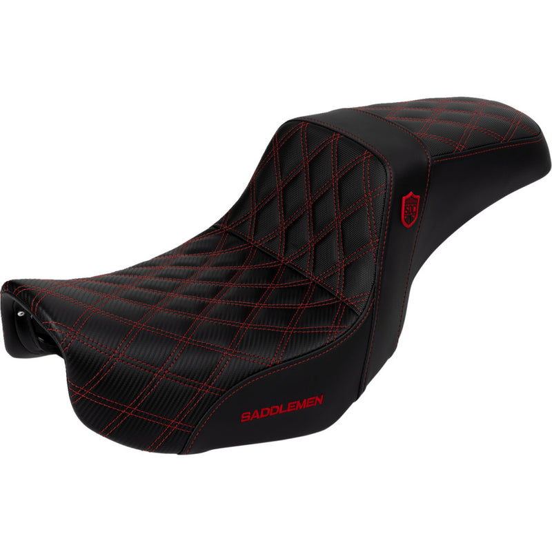 Saddlemen Pro SDC Performance Gripper Lattice Stitch Seat for Harley