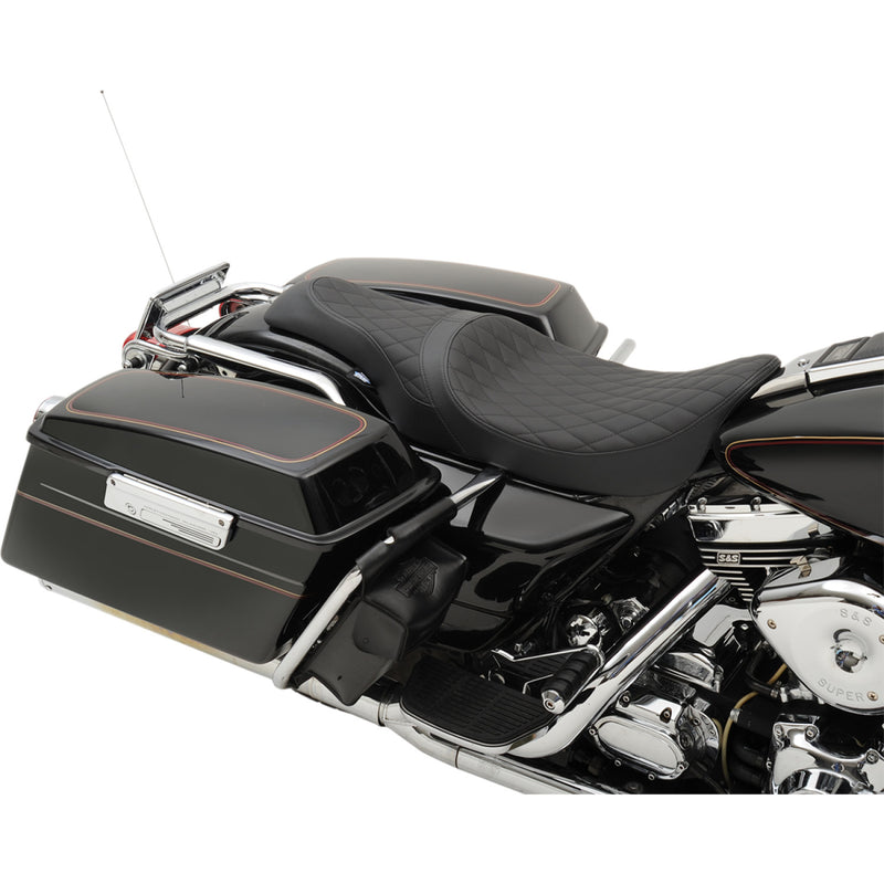 Drag Specialties Caballero 2-Up Seat for Harley