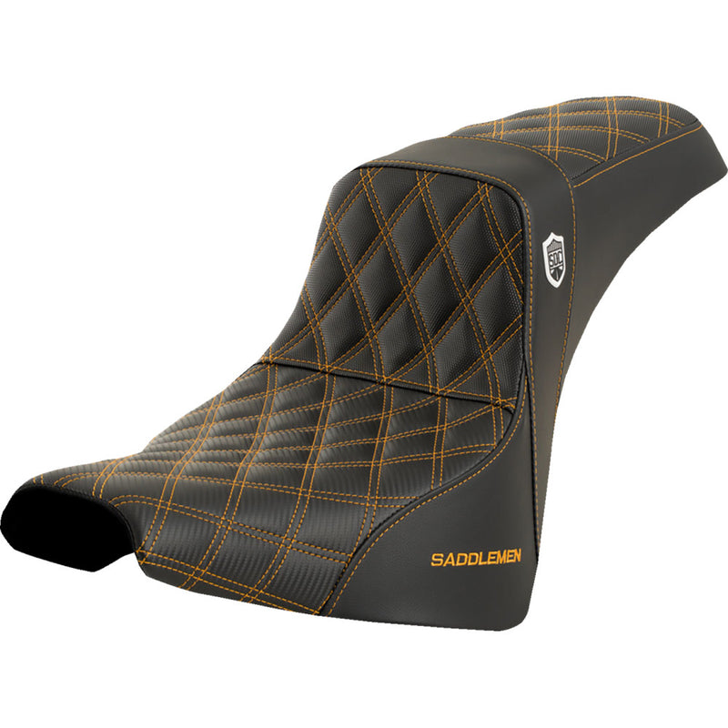 Saddlemen Pro SDC Performance Gripper Lattice Stitch Seat for Harley