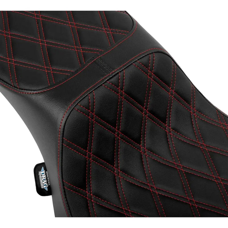 Drag Specialties Performance Predator 2-Up Extended Reach Seat for Harley