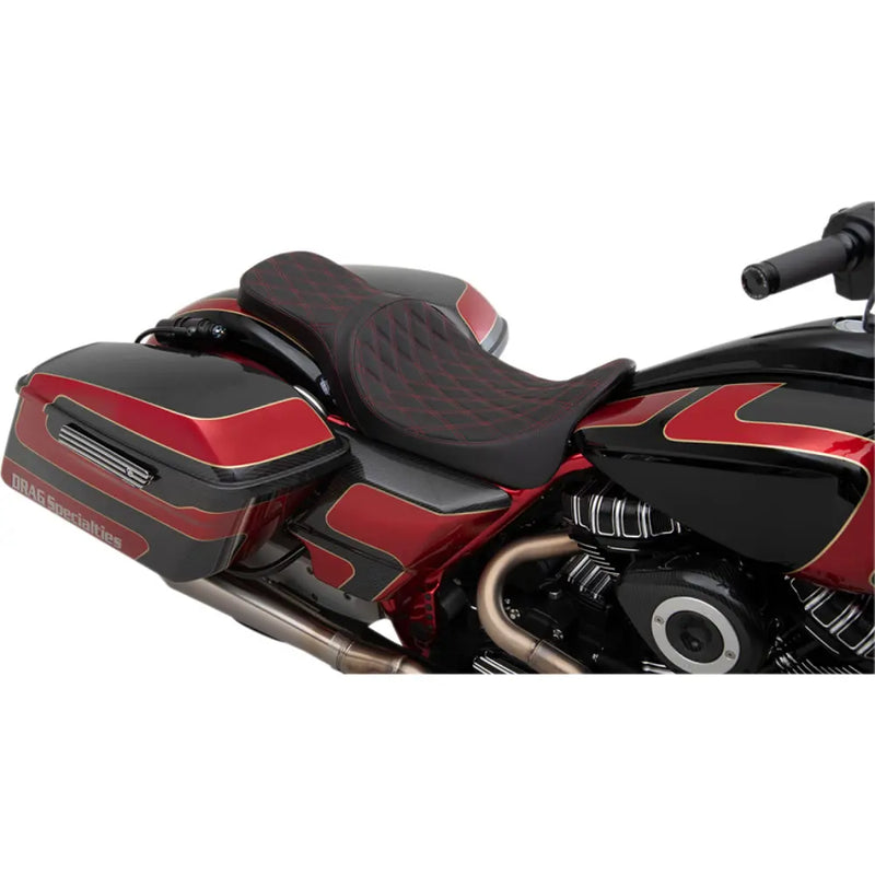Drag Specialties Predator 2-Up Forward Seat for Harley