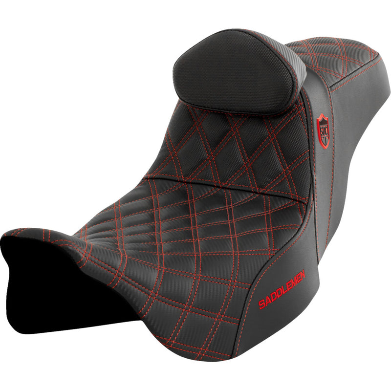 Saddlemen Pro SDC Performance Gripper Lattice Stitch Seat for Harley