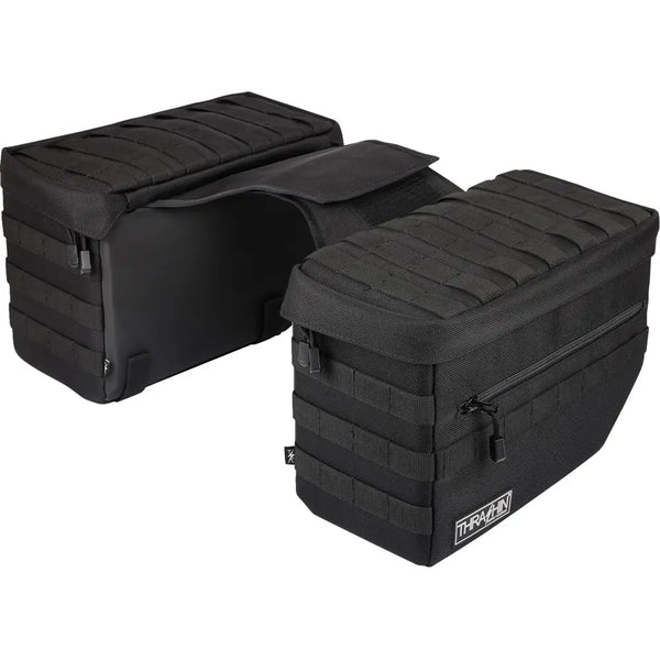 Thrashin Supply Escape 18L Throw-Over Motorcycle Saddlebag Set