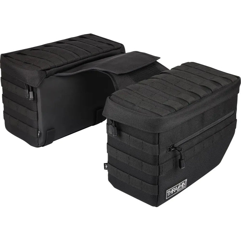 Thrashin Supply Escape 18L Throw-Over Motorcycle Saddlebag Set