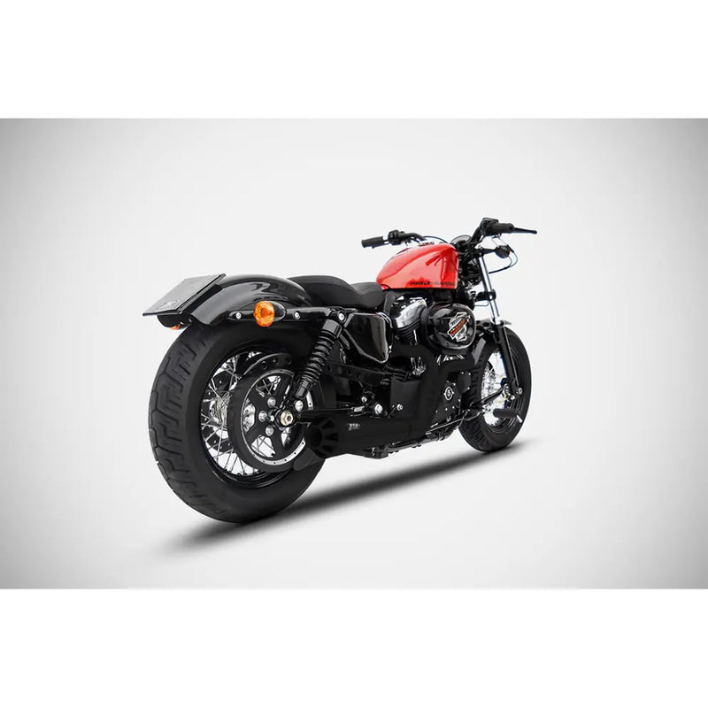 Zard 2-into-1 Conical Euro 3 E3 Exhaust System for Harley