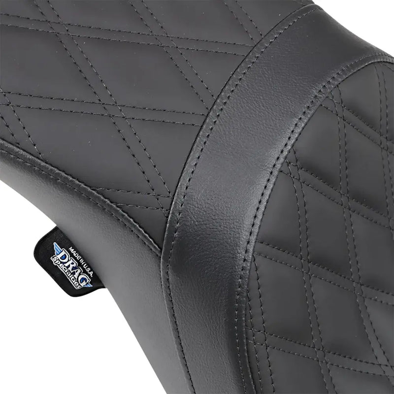 Drag Specialties Predator 2-Up Seat for Harley